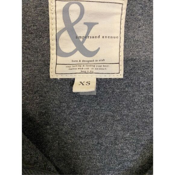 Ampersand Avenue On The Go Striped Zip Up Hoodie | Size XS - Picture 5 of 5